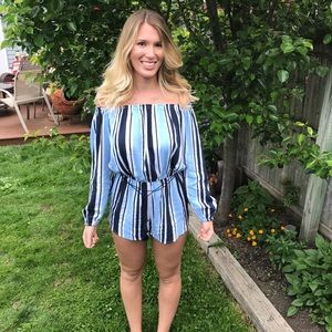 Off the shoulder romper